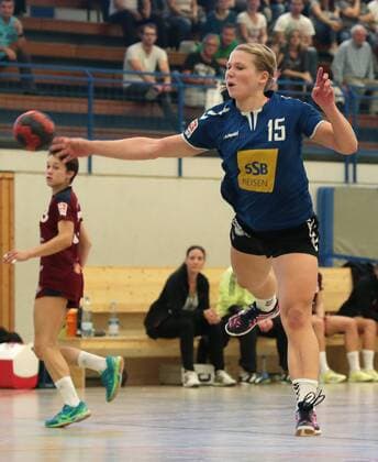 15.10.2017, Deutschland, TV Möglingen vs. TS Herzogenaurach (3. Handballliga Frauen), Saison 2017 2018: Freya Stonawski (TVM)