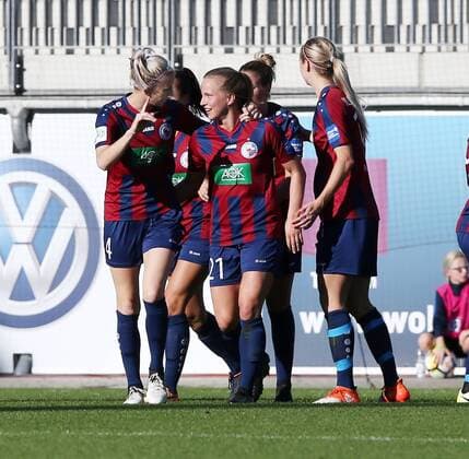 Torjubel 21 Tabea Kemme (1. FFC Turbine Potsdam)