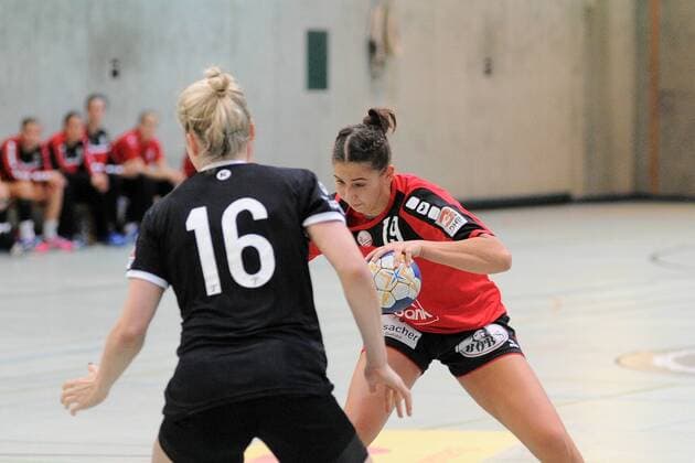 Anne-Marie Haensel (TSV Haunstetten 19) TusSies Metzingen II,Handball,Frauen,3.Bundesliga Sued,15.10.2017, Foto:TBaur Eibner Metzingen Copyright: xBaur xEibner-Pressefotox EP_Toba