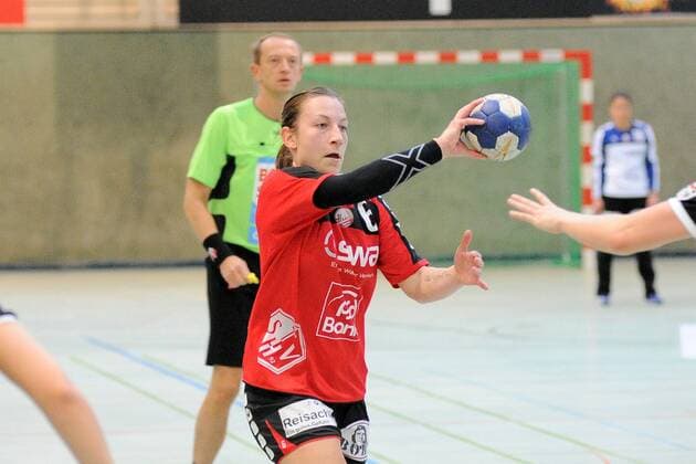 Patricia Horner (TSV Haunstetten 6) TusSies Metzingen II,Handball,Frauen,3.Bundesliga Sued,15.10.2017, Foto:TBaur Eibner Metzingen Copyright: xBaur xEibner-Pressefotox EP_Toba