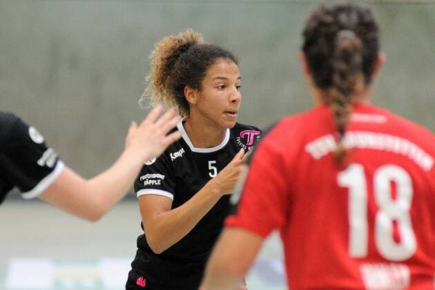 Delaila Amega (TusSis Metzingen II 5) TusSies Metzingen II,Handball,Frauen,3.Bundesliga Sued,15.10.2017, Foto:TBaur Eibner Metzingen Copyright: xBaur xEibner-Pressefotox EP_Toba