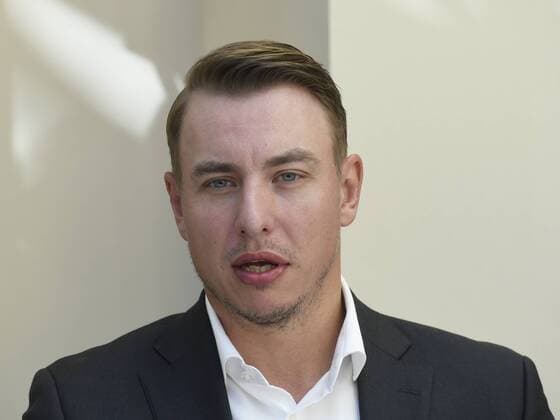 Former world s best handball player Filip Jicha ended his professional career because of long-term health problems due to which he stopped playing for Barcelona in August, he told during the press conference PK Pressekonferenz in Prague, Czech Republic, on October 16, 2017. (CTKxPhoto MichalxKrumphanzl) CTKPhotoP201710160367601  _KRU3792