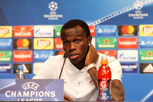 RB Leipzig - PK Champions League Leipzig, 16.10.2017, Red Bull Arena, Fussball, UEFA Champions League, Gruppe G, 3.Spieltag, Pressekonferenz am Vortag des Spiels , RB Leipzig vs. FC Porto , Im Bild: Bruma, Spieler RB Leipzig. ,