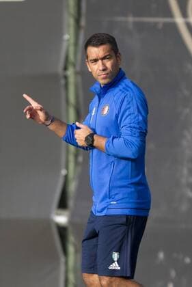 Fußball, CL, Feyenoord Rotterdam Training 16-10-2017 VOETBAL: TRAINING EN PERSCONFERENTIE FEYENOORD: ROTTERDAM Giovanni van Bronckhorst, coach Feyenoord Foto: SCS Michel Utrecht xVIxVIxImagesx xSoenarxChamidxsportfotografiexIVx 9034123