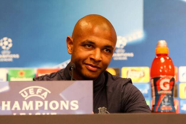 RB Leipzig - PK Champions League Leipzig, 16.10.2017, Red Bull Arena, Fussball, UEFA Champions League, Gruppe G, 3.Spieltag, Pressekonferenz am Vortag des Spiels , RB Leipzig vs. FC Porto , Im Bild: Yacine Brahimi (8, Porto) ,
