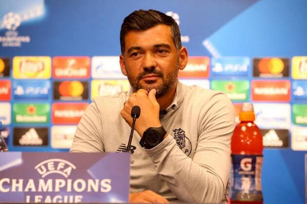 RB Leipzig - PK Champions League Leipzig, 16.10.2017, Red Bull Arena, Fussball, UEFA Champions League, Gruppe G, 3.Spieltag, Pressekonferenz am Vortag des Spiels , RB Leipzig vs. FC Porto , Im Bild: Trainer Sergio Conceicao Conceicao (Porto) ,