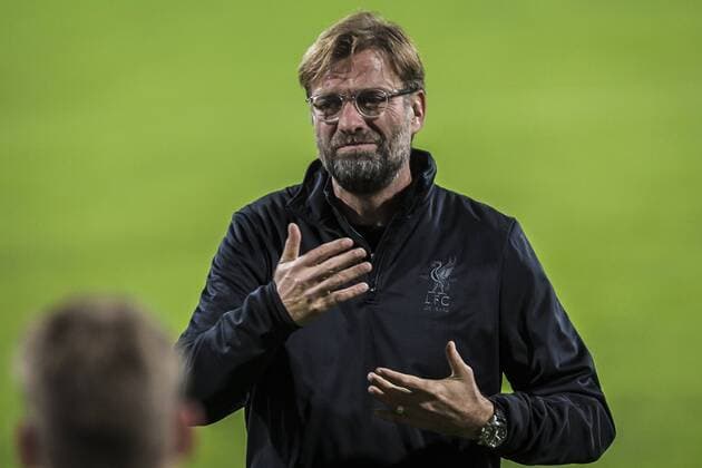 16th October 2017, Ljudski Vrt Stadium, Maribor, Slovenia; UEFA Champions League training, Maribor versus Liverpool; Head Coach Jurgen Klopp of Liverpool talks to his players during the training session  ActionPlus11940958