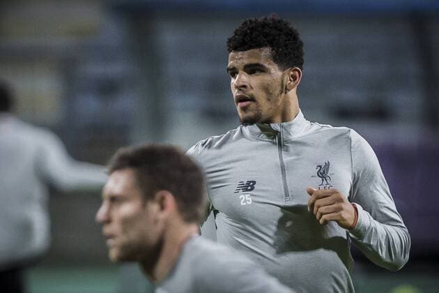 16th October 2017, Ljudski Vrt Stadium, Maribor, Slovenia; UEFA Champions League training, Maribor versus Liverpool; Forward Dominic Solanke of Liverpool in action during the training session  ActionPlus11940972