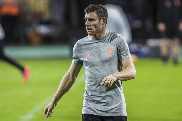 16th October 2017, Ljudski Vrt Stadium, Maribor, Slovenia; UEFA Champions League training, Maribor versus Liverpool; Midfielder James Milner of Liverpool looks on during the training session  ActionPlus11940973