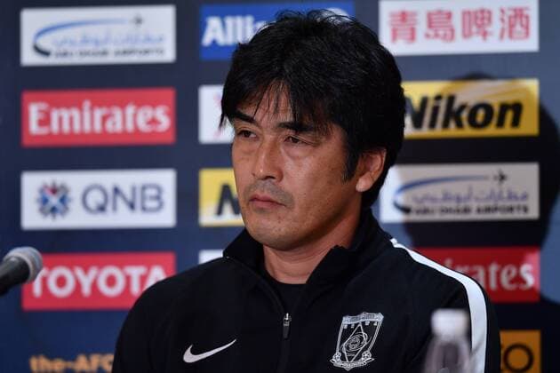 Head coach Takafumi Hori of Japan s Urawa Red Diamonds attends a press conference PK Pressekonferenz ahead of the second semifinal match against China s Shanghai SIPG during the 2017 AFC Champions League in Urawa, Saitama, Japan, 17 October 2017. Urawa Red Diamonds gears up for second semifinal of 2017 AFC Champions League  20171017_80622