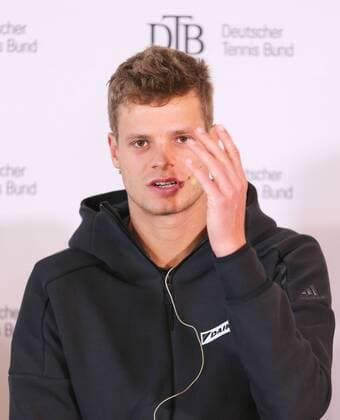 17.10.2017, Deutschland, Ismaning - Tennis - DTB Podiumsdiskussion. Im Bild Davis Cup-Spieler Yannick Hanfmann. Ismaning Copyright: xBachun xEibner-Pressefotox EP_tbn