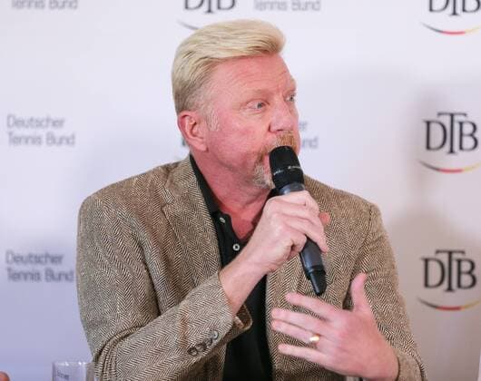 17.10.2017, Deutschland, Ismaning - Tennis - DTB Podiumsdiskussion. Im Bild DTB head of men˜s Tennis Boris Becker. Ismaning Copyright: xBachun xEibner-Pressefotox EP_tbn