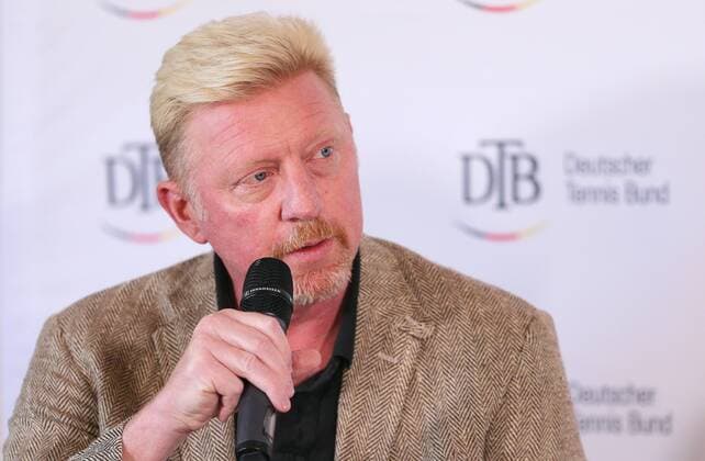 17.10.2017, Deutschland, Ismaning - Tennis - DTB Podiumsdiskussion. Im Bild DTB head of men˜s Tennis Boris Becker. Ismaning Copyright: xBachun xEibner-Pressefotox EP_tbn