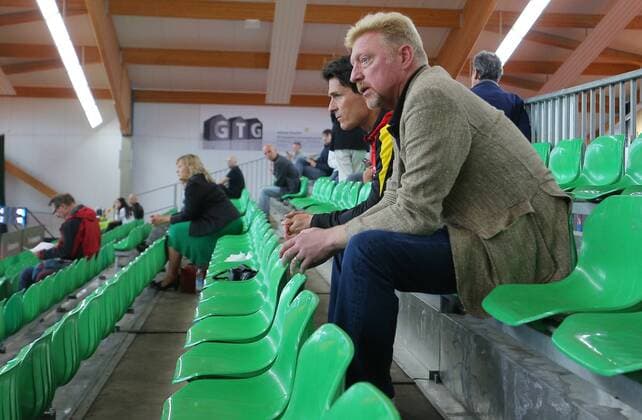 17.10.2017, Deutschland, Ismaning - Tennis - DTB Podiumsdiskussion. Im Bild DTB head of men˜s Tennis Boris Becker. Ismaning Copyright: xBachun xEibner-Pressefotox EP_tbn
