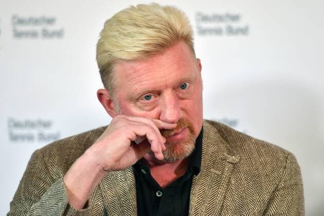 Boris BECKER (Head of Tennis), Gestik,enttaeuscht,frustriert,niedergeschlagen, Einzelbild,angeschnittenes Einzelmotiv,Portraet,Portrait,Porträt. Tennis, Podiumsdiskussion Deutscher Tennisbund und Bayerischer Tennis Verband am 17.10.2017 in Ismaning.