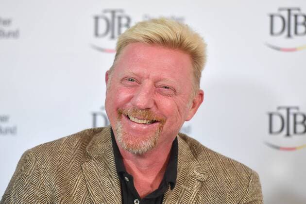 Boris BECKER (Head of Tennis), lacht,lachen,lachend,optimistisch,gutgelaunt, Einzelbild,angeschnittenes Einzelmotiv,Portraet,Portrait,Porträt. Tennis, Podiumsdiskussion Deutscher Tennisbund und Bayerischer Tennis Verband am 17.10.2017 in Ismaning.