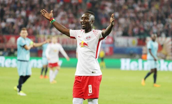 RB Leipzig - Porto Fussball Champions League Leipzig, 17.10.2017, Red Bull Arena, Fussball, UEFA Champions League, Gruppe G, 3.Spieltag , Rasenballsport Leipzig vs. FC Porto , Im Bild; Naby Keita (8, RB Leipzig) ,