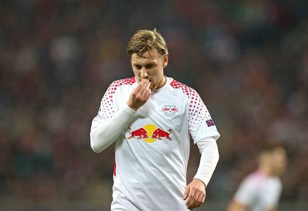 17.10.2017, Fussball UEFA Champions League 2017 2018, Gruppenphase, 3.Spieltag, RB Leipzig - FC Porto, in der Red Bull Arena Leipzig. Emil Forsberg (RB Leipzig)