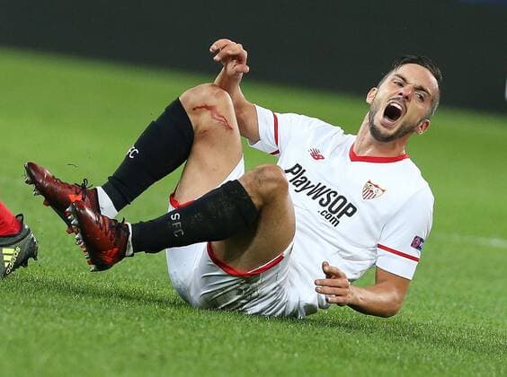 Match of the group stage of the Champions League between FC Spartak (Moscow, Russia) and FC Sevilla (Seville, Spain). 