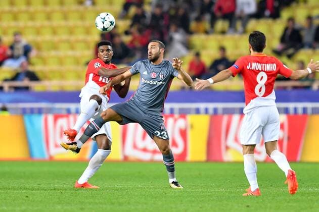 23 Cenk Tosun bes 05 JEMERSON mon FOOTBALL Monaco vs Besiktas Ligue des Champions 17 10 2017 FEP Panoramic 