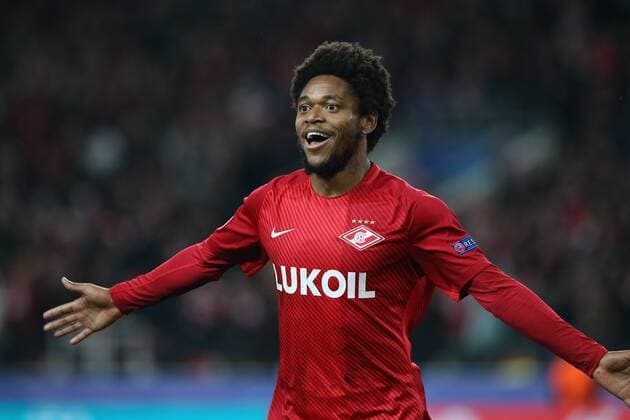 Match of the group stage of the Champions League between FC Spartak (Moscow, Russia) and FC Sevilla (Seville, Spain). â –12 Luiz Adriano. 