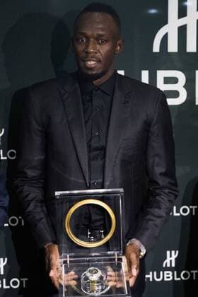 October 17 2017 EUM20171017DEP30 JPG CIUDAD DE MEXICO Deporte Usain Bolt El 8 veces campeon olimpico Usain Bolt asiste este martes a la presentacion de un reloj conmemorativo en el salon internacional de Alta Relojeria en esta capital 17 de octubre de 2017 Foto Agencia EL UNIVERSAL German Espinosa RCC Latin News October 17 2017  - ZUMAu78_ 20171017_zaf_u78_088 Copyright: xGermanxEluniversalx