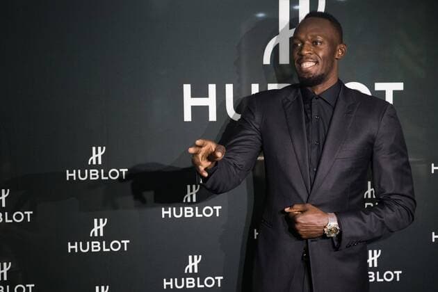 October 17 2017 EUM20171017DEP32 JPG CIUDAD DE MEXICO Deporte Usain Bolt El atleta jamaiquino Usain Bolt asiste este martes a la presentacion de un reloj conmemorativo en el salon internacional de Alta Relojeria en esta capital 17 de octubre de 2017 Foto Agencia EL UNIVERSAL German Espinosa RCC Latin News October 17 2017  - ZUMAu78_ 20171017_zaf_u78_089 Copyright: xGermanxEluniversalx