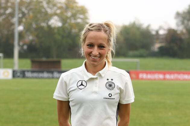 Kathrin Hendrich Fototermin Frauen-Nationalmannschaft --- Fussball --- 18.10.2017 12.10.2017 Mainz-Kastel Copyright: xWeissx Eibner-Pressefotox EP_rws