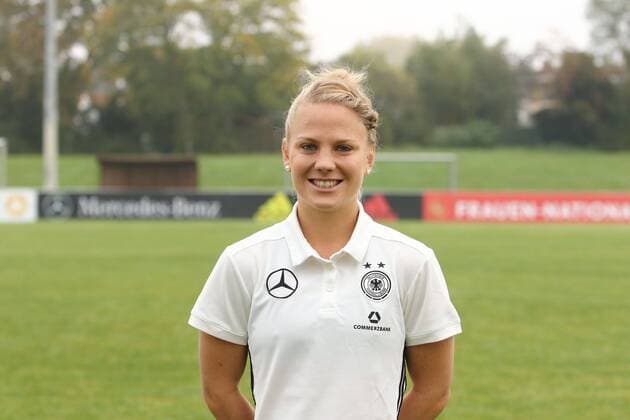 Leonie Maier Fototermin Frauen-Nationalmannschaft --- Fussball --- 18.10.2017 12.10.2017 Mainz-Kastel Copyright: xWeissx Eibner-Pressefotox EP_rws