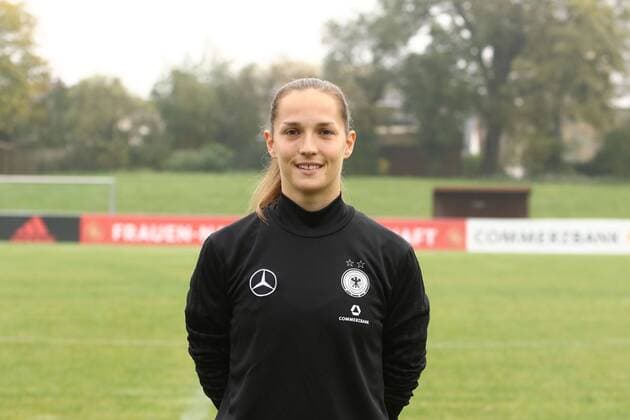 Laura Benkrath Fototermin Frauen-Nationalmannschaft --- Fussball --- 18.10.2017 12.10.2017 Mainz-Kastel Copyright: xWeissx Eibner-Pressefotox EP_rws