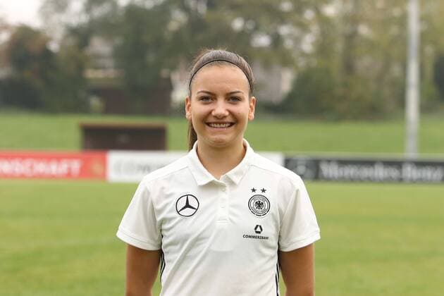 Joelle Wedemeyer Fototermin Frauen-Nationalmannschaft --- Fussball --- 18.10.2017 12.10.2017 Mainz-Kastel Copyright: xWeissx Eibner-Pressefotox EP_rws