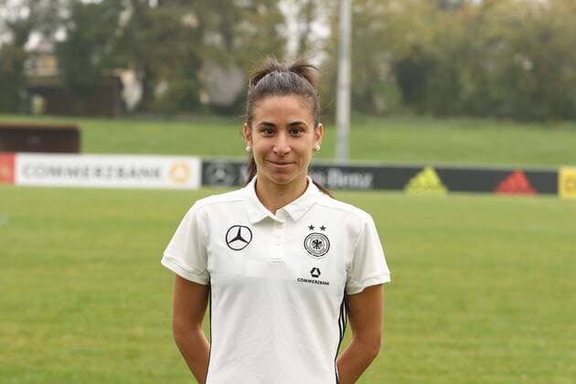 Hasret Kayikci Fototermin Frauen-Nationalmannschaft --- Fussball --- 18.10.2017 12.10.2017 Mainz-Kastel Copyright: xWeissx Eibner-Pressefotox EP_rws