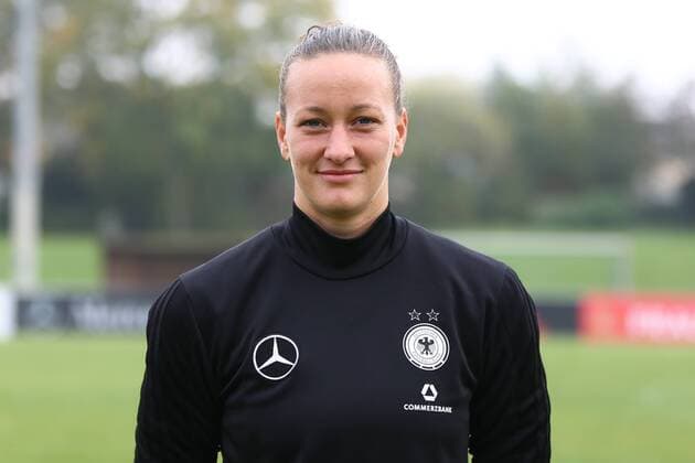 18.10,2017 xcex Mainz-Kastel, KFV-Stadion, Deutsche Frauen Nationalmannschaft (DFB), DFB Frauen Mannschaftsfoto und Training Frauenfußball-Nationalmannschaft Almuth Schult ( 1, DFB)