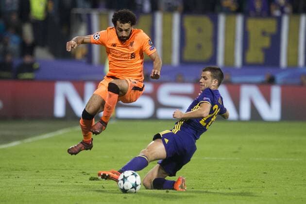 17.10.2017, Ljudski vrt, Maribor, SLO, UEFA CL, NK Maribor vs FC Liverpool, Gruppe E, im Bild Mitja Viler of NK Maribor during the UEFA Champions League group E match between NK Maribor and FC Liverpool at the Ljudski vrt in Maribor, Slovenia on 2017 10 17. Maribor