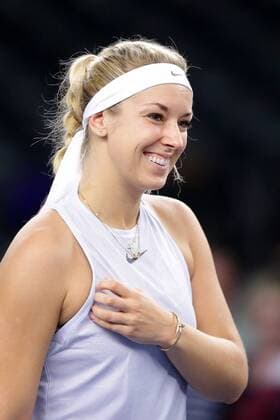 BGL BNP Paribas, Luxembourg, Open, BGLBNPParibas, Luxemburg Open, WTA Tennis Damen International Series, WTA Tour 2017, Luxemburg 18.10.2017 BGL BNP Paribas Luxembourg Open, BGLBNPParibas Luxembourg Open, Luxemburg Open, WTA International Series, WTA Tour 2017, Luxemburg, Kockelscheuer, CK Sportcenter, zweite Runde, second Round vl: Sabine Lisicki (Deutschland - GER) lacht, gut gelaunt, lächelt, Portrait