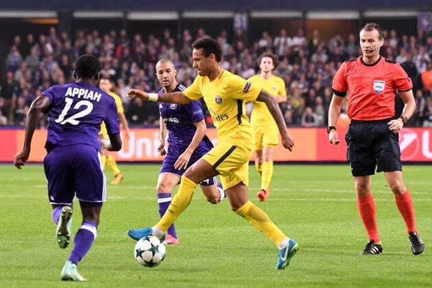 10 NEYMAR JR psg FOOTBALL Anderlecht vs Paris SG Ligue des Champions 18 10 2017 AnthonyBIBARD FEP Panoramic 