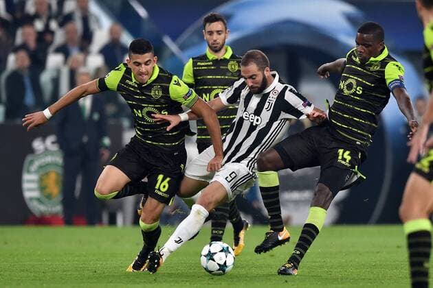 Fußball, CL, Juventus Turin - Sporting Lissabon Gonzalo Higuain Juventus. Torino 18-10-2017 Allianz Stadium Football Calcio Champions League Group D Juventus - Sporting CP Foto Andrea Staccioli Insidefoto andreaxstaccioli