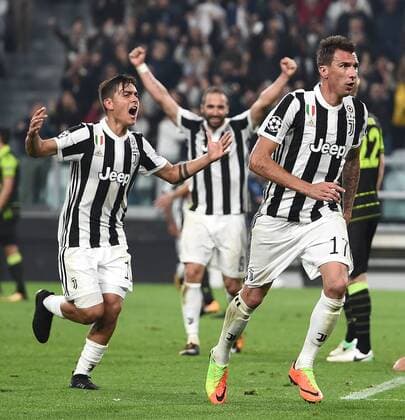 Mg Torino 18 10 2017 - Champions League Juventus-Sporting foto Matteo Gribaudi Image nella foto: esultanza gol Mario Mandzukic 