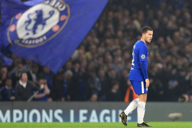 Bilder des Tages - SPORT 18th October 2017, Stamford Bridge, London, England; UEFA Champions League, Chelsea versus Roma; Eden Hazard of Chelsea  ActionPlus11941310