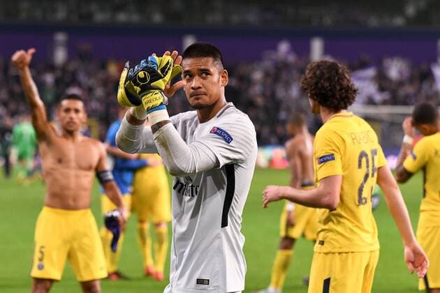 Bilder des Tages - SPORT 16 ALPHONSE AREOLA psg JOIE FOOTBALL Anderlecht vs Paris SG Ligue des Champions 18 10 2017 AnthonyBIBARD FEP Panoramic 