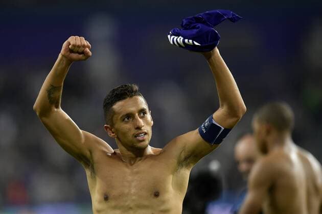 ANDERLECHT, BELGIUM - OCTOBER 18 : Marquinhos defender of PSG FOOTBALL : RSC Anderlecht vs Paris Saint Germain - Ligue des Champions - 18 10 2017 PhotoNews Panoramic  775030940