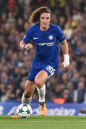October 18, 2017 - London, United Kingdom - David Luiz of Chelsea during the UEFA Champions League match between Chelsea v AS Roma at Stamford Bridge Stadium, London, United Kingdom on 18 October 2017. Chelsea v AS Roma - UEFA Champions League  - ZUMAn230 20171018_zaa_n230_419 Copyright: xGiuseppexMaffiax