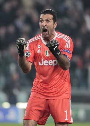 October 18, 2017 - Turin, Italy - Gianluigi Buffon during Champions League match between Juventus and Sporting Clube de Portugal, in Turin, on October 17, 2017 Juventus v Sporting CP - UEFA Champions League  - ZUMAn230 20171018_zaa_n230_517 Copyright: xLorisxRosellix
