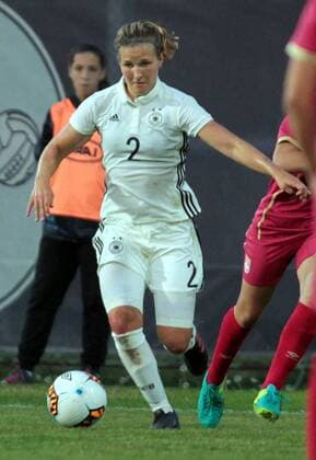 18.10.2017 Belgrade Serbia-Germany U19-Under 19 International Friendly Länderspiel match women s football Dina Orschmann Germany : 