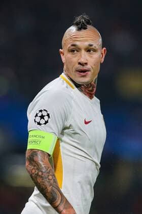 Radja Nainggolan (Roma), OCTOBER 18, 2017 - Football Soccer : Radja Nainggolan of AS Roma during the UEFA Champions League Group Stage match between Chelsea and AS Roma at Stamford Bridge in London, England. Noxthirdxpartyxsales  (mdga017278)