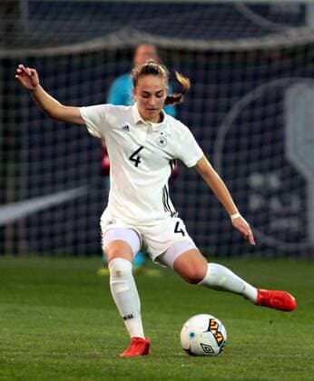 18.10.2017 Belgrade Serbia-Germany U19-Under 19 International Friendly Länderspiel match women s football Sophia Kleinherne Germany : 