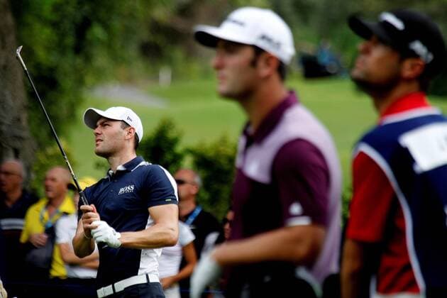 Themen der Woche - SPORT Bilder des Tages - SPORT German golf player Martin Kaymer (L) tees off during round one of the Andalucía Valderrama Masters, played at Valderrama Royal Club in Sotogrande, Cadiz, sourthern of Spain on 19 October 2017. Andalucía Valderrama Masters !ACHTUNG: NUR REDAKTIONELLE NUTZUNG!  Copyright: xA.xCarrascoxRagelx GR4017 20171019-636440353890899371