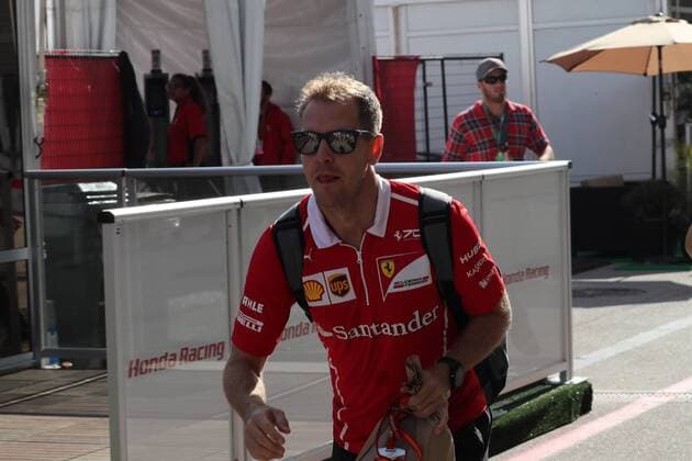 19.10.2017 - Sebastian Vettel (GER) Scuderia Ferrari SF70H United States Grand Prix, Austin 19 - 22 October 2017 19.10.2017 - Sebastian Vettel (GER) Scuderia Ferrari SF70H 