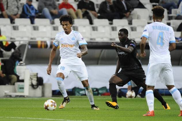 Luiz Gustavo OM FOOTBALL Marseille vs Vitoria SC Europa League 19 10 2017 FranckPennant Panoramic 