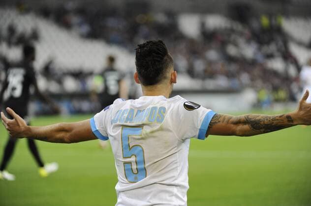 Ocampos OM FOOTBALL Marseille vs Vitoria SC Europa League 19 10 2017 FranckPennant Panoramic 